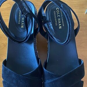 Cole Haan Women's Strappy Black Sandals